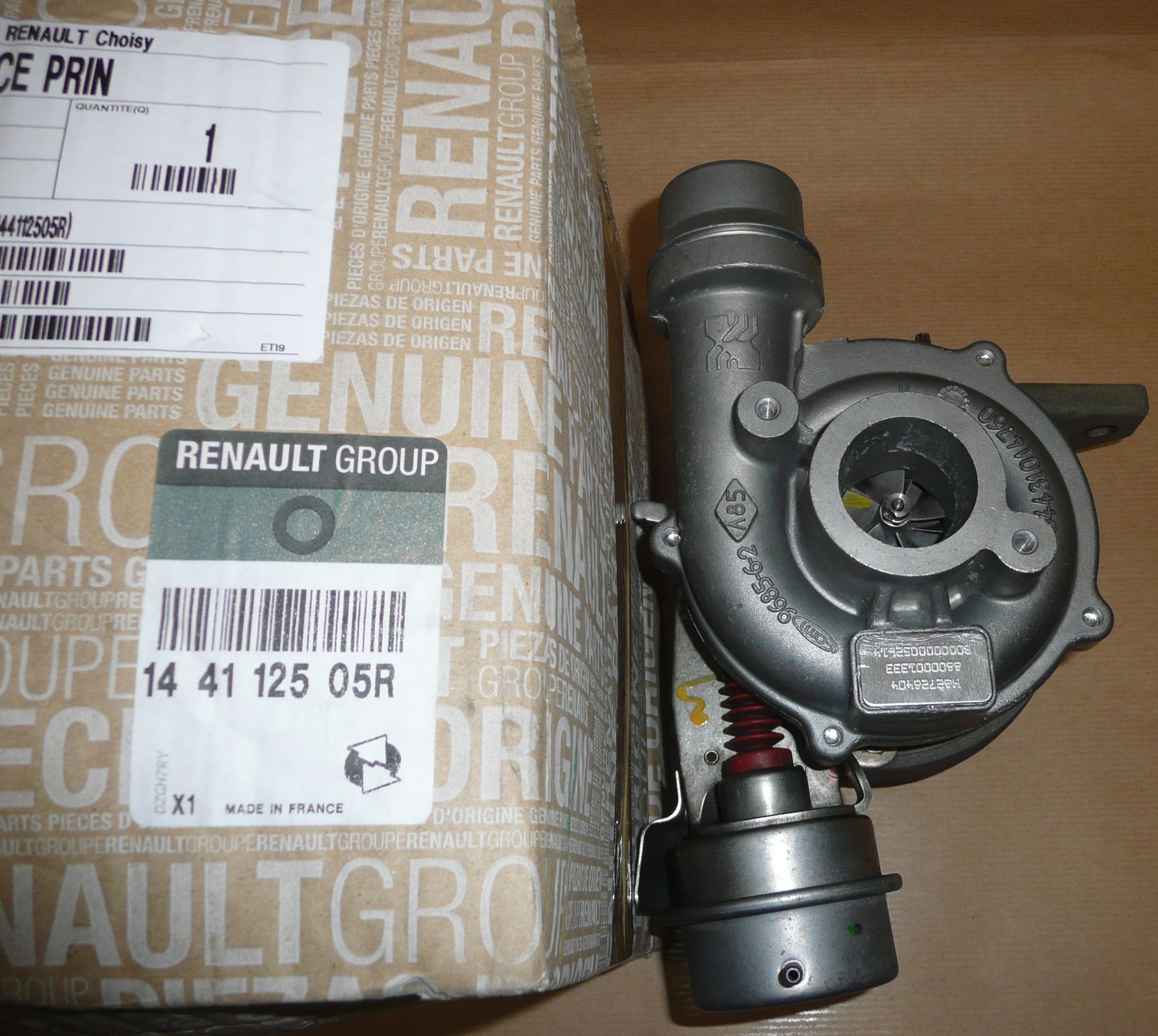 144112505R TURBODMYCHADLO MEGANE III 1.5DCI