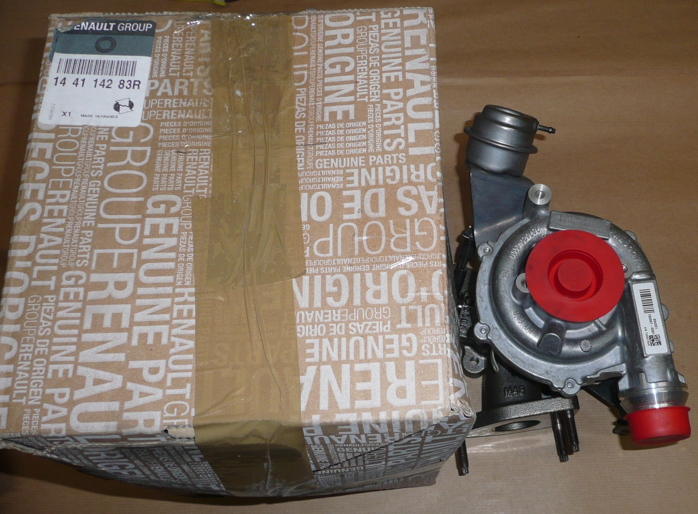 144114283R TURBODMYCHADLO MASTER III 2.3DCI