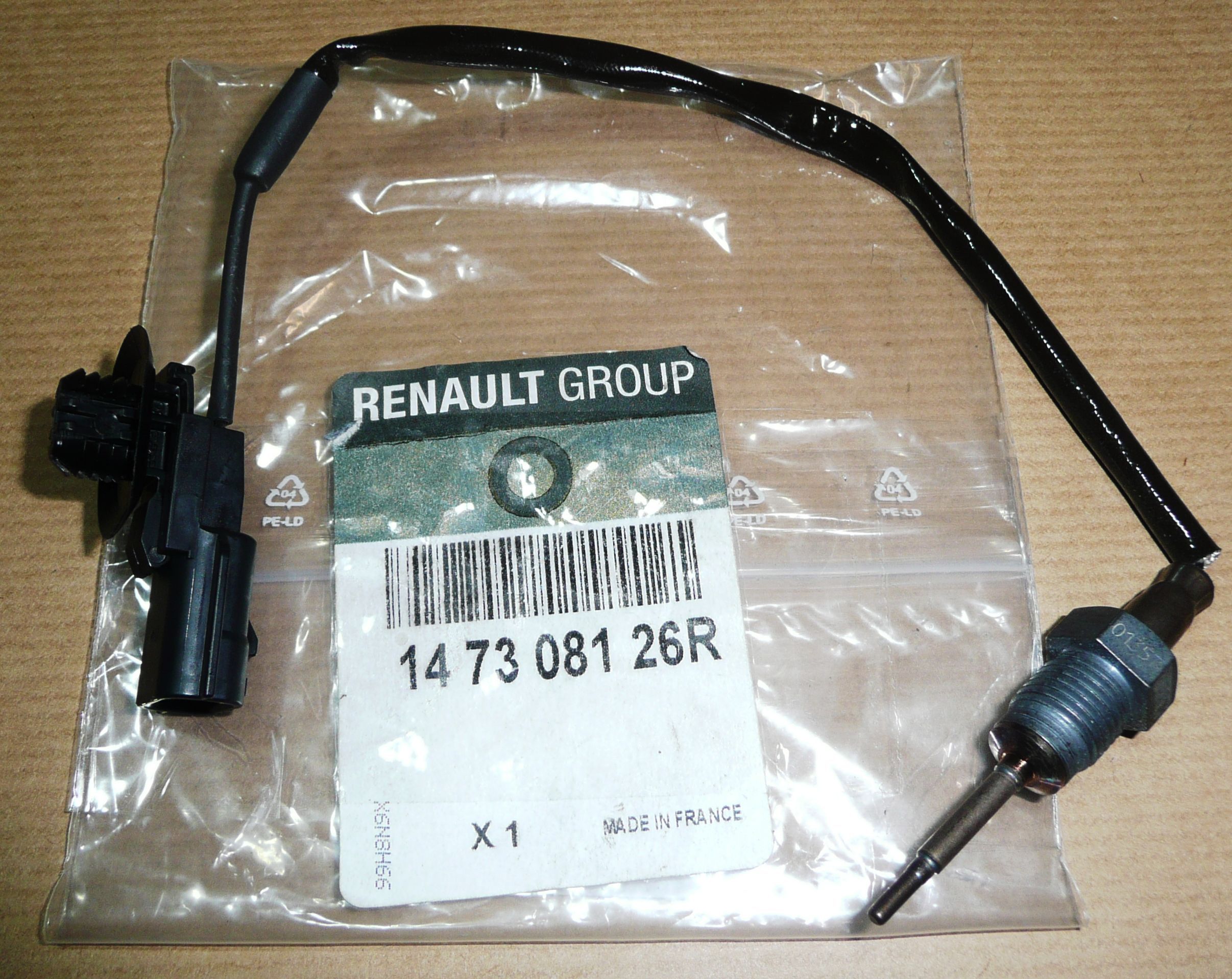 147308126R SNÍMAČ TEPLOTY SPALIN 1.5DCI