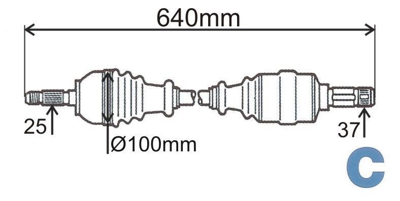 T5496 POLOOSA.C5 2.0 HDI 3.0 V6 LEVÁ