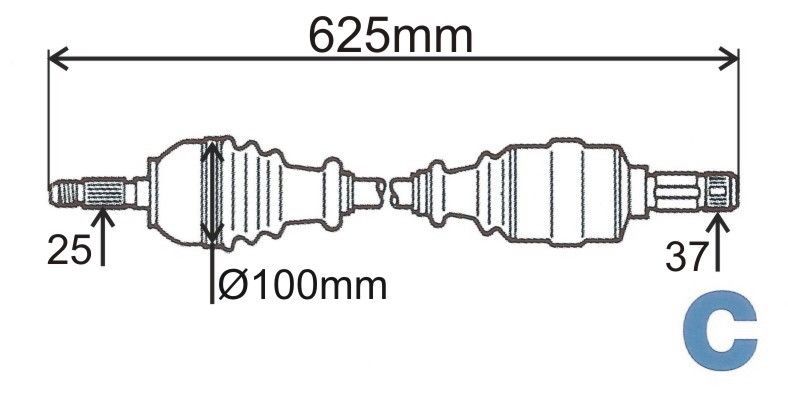 T5498 POLOOSA.C5 2.2HDI LEVÁ