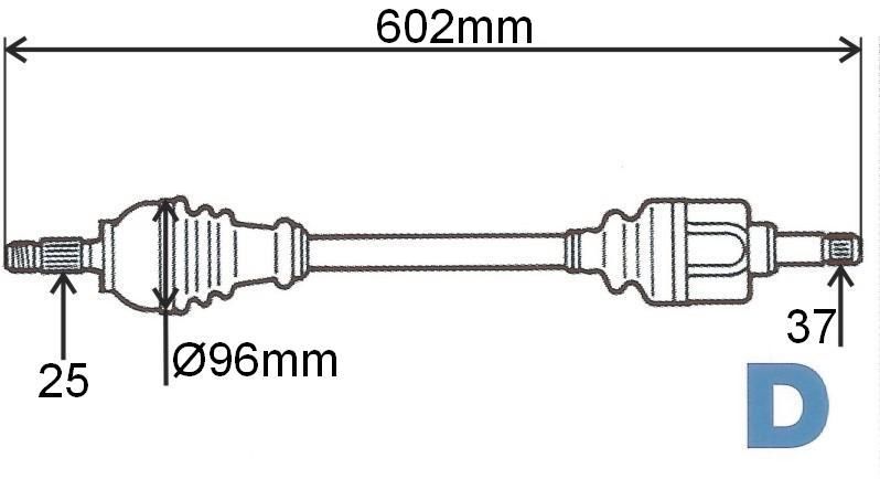 T6008 POLOOSA C5 2.2HDI 01> AUTOMAT LEVÁ