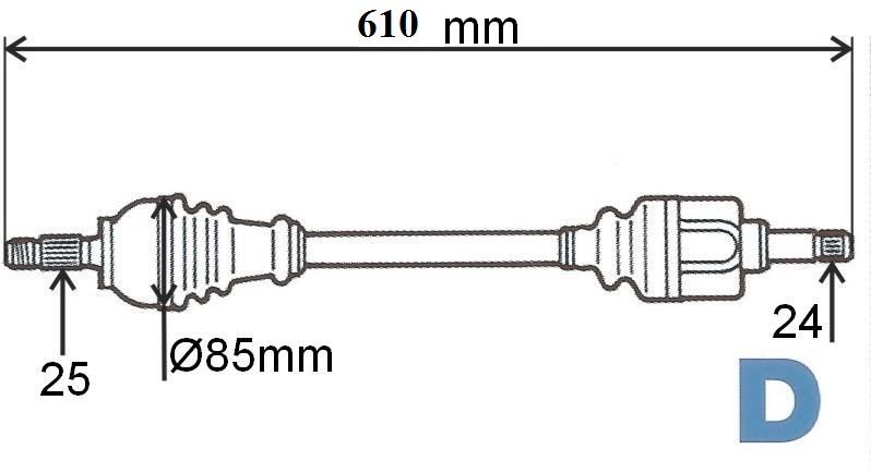 T6018 POLOOSA.P 207 1.6HDI BE4T- 07> LEVÁ