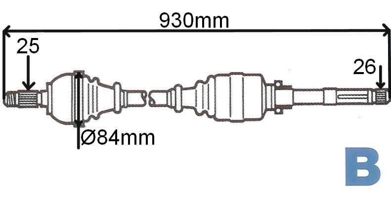T6023 POLOOSA.R MEGANE 3 1.5DCI 08> PRAVÁ