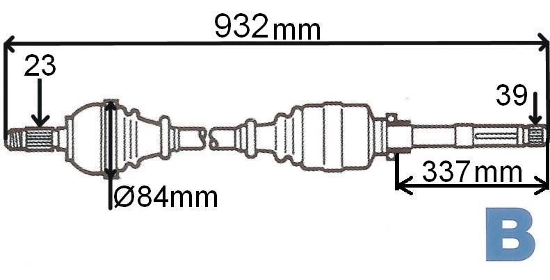 T6055 POLOOSA MEGANE II 2.0 16V PRAVÁ