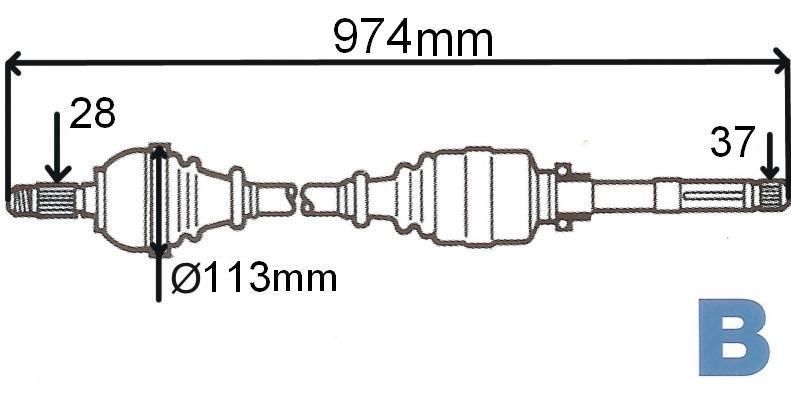 T6059 POLOOSA C5 P407 2.0HDI 04> PRAVÁ
