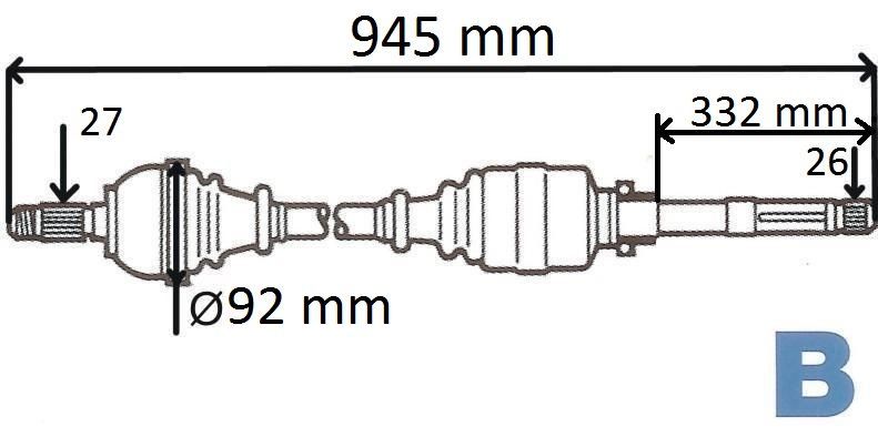 T6077 POLOOSA LAGUNA III 2.016V 07- PRAVÁ