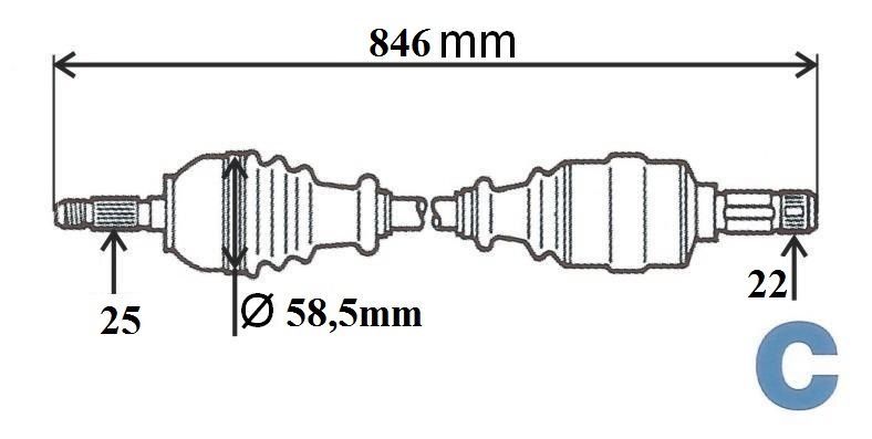 T6087 POLOOSA 207 1.4VVT/VTI/ 05> PRAVÁ