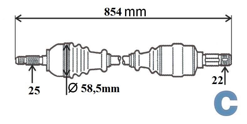 T6093 POLOOSA P207 PRAVÁ