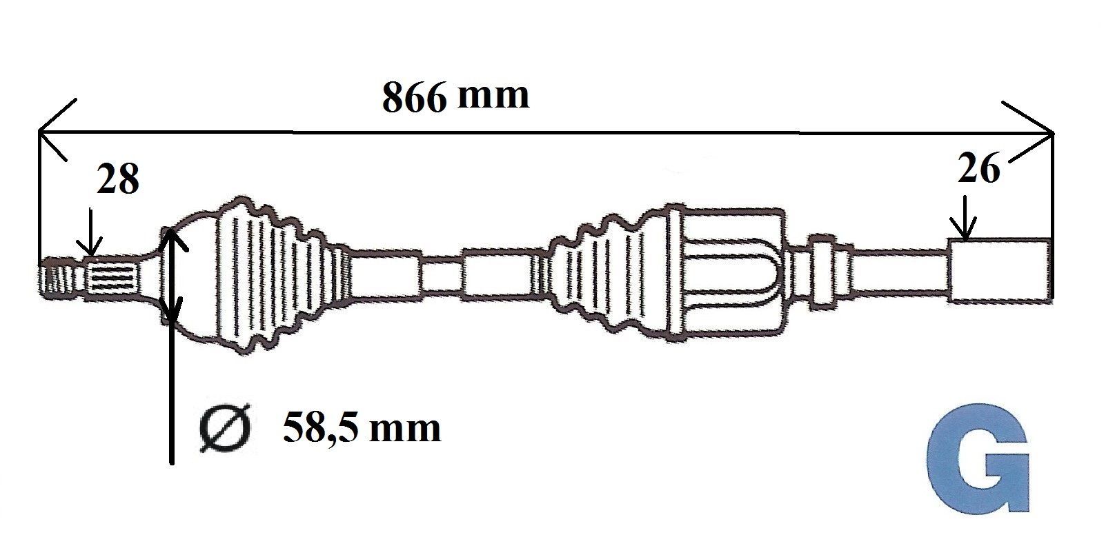 T6113 POLOOSA C5 III P407 2.0 16V PRAVÁ
