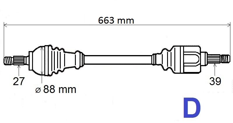 T6120 POLOOSA MEGANE II 2.0 04-08 LEVÁ