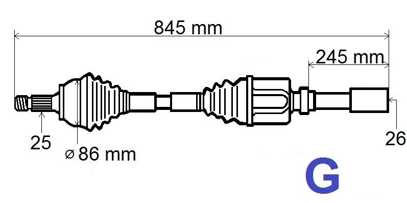 T6139 POLOOSA C5 1.8 16V/2.0HDI AL4- PRAVÁ
