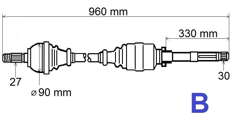 T6151 POLOOSA MEGANE III 2.0DCI 08> PRAVÁ