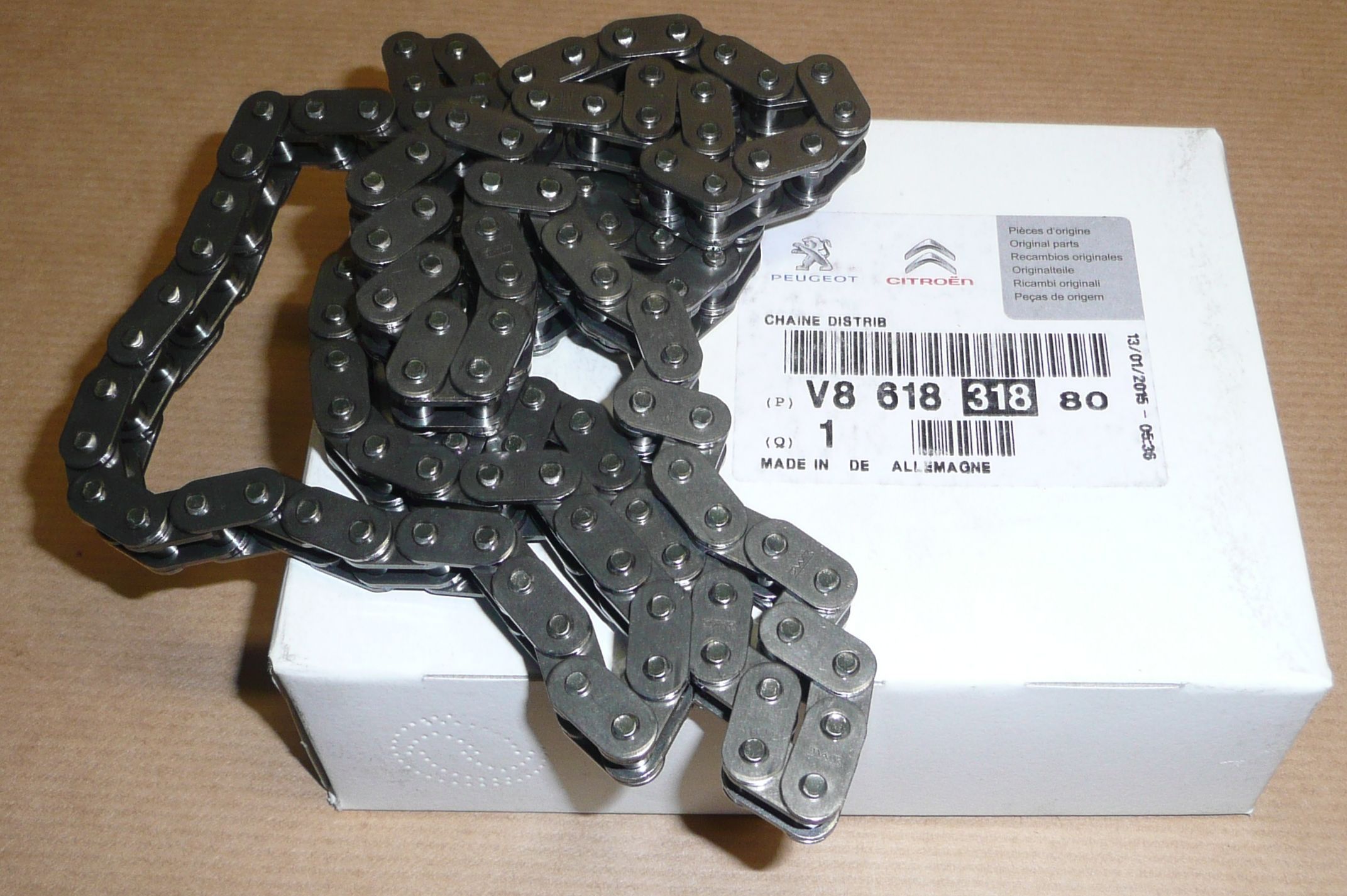 V861831880 ROZVODOVÝ ŘETĚZ 1.4 VTI 1.6VTI PSA