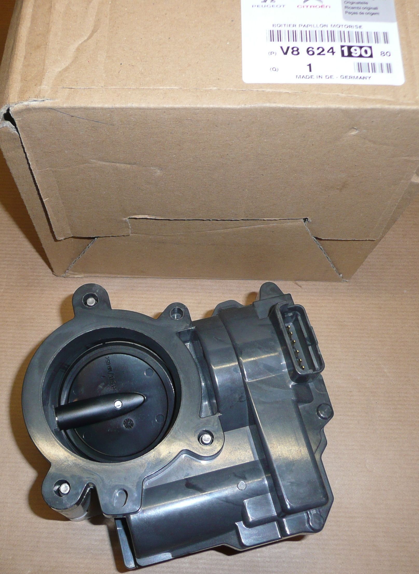 V862419080 ŠKRTÍCÍ KLAPKA  P207 C4 1.6VTI