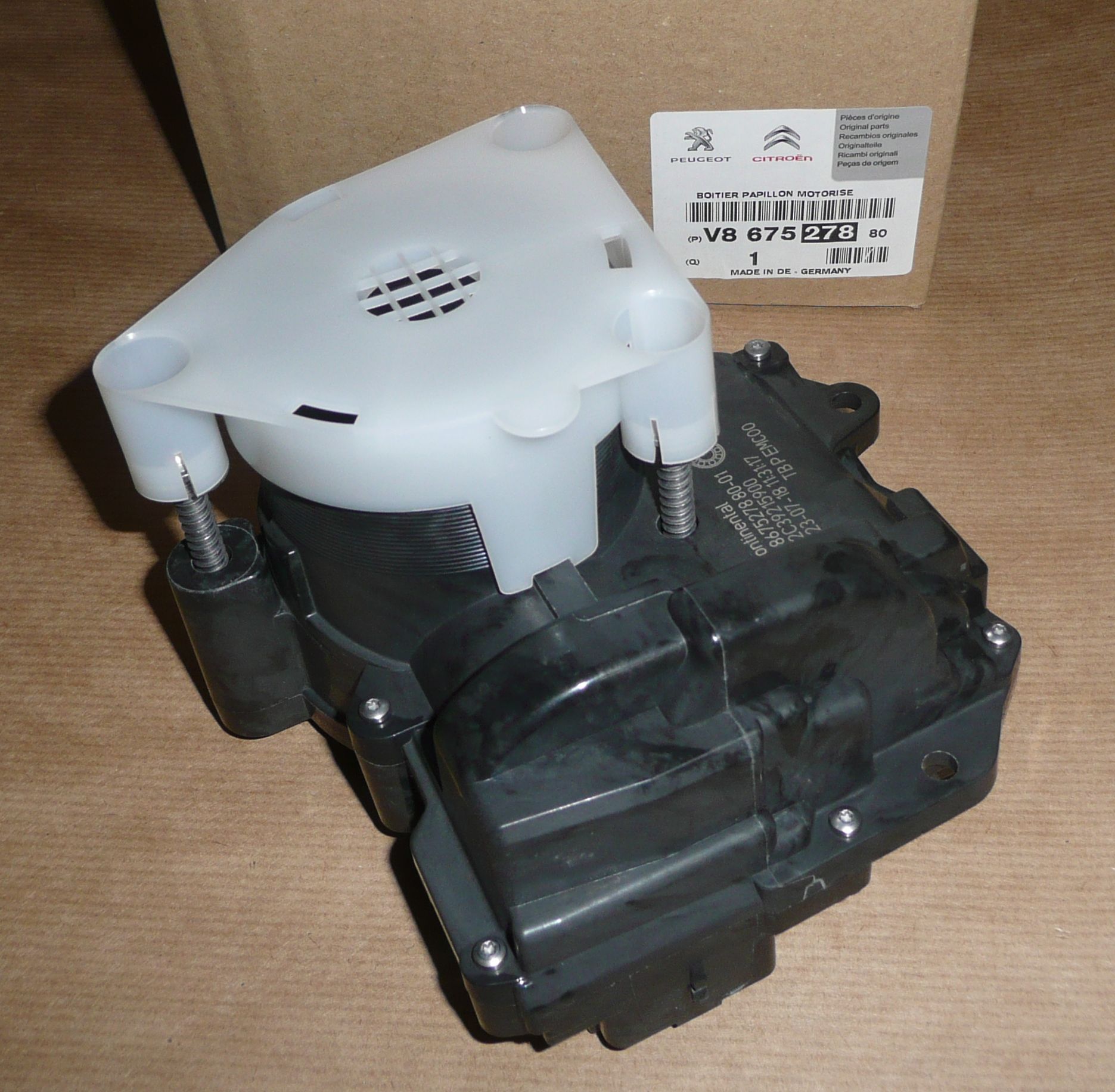 V867527880 KORPUS PRZEPUSTNICY C C4,P207 1.6THP